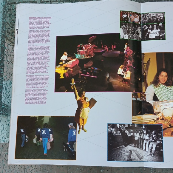 Vintage Supertramp Concert Programme with 3 Ticket Stubs - Picture 10 of 14